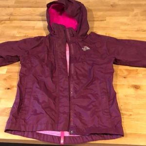 Girl’s 7-8 North Face Rain Jacket